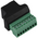 RJ45 Female To 8 Pin Removable Terminal Screw adapter