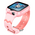 Wonlex KT18 Android 8.1 4G παιδικό smartwatch με 2 κάμερες / GPS/ SOS/ βιντεοκλήση- WiFi- Bluetooth (ροζ χρώμα)