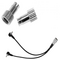FME male to 2 x CRC9 male Jumper RG174 cable, 250mm