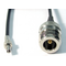 Fixed pigtail N type (F) σε CRC9 (M) με μήκος 200mm.